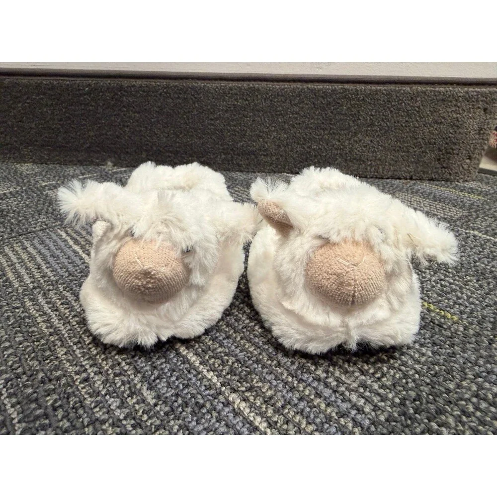 Pottery barn kids slipper booties 6-12 months